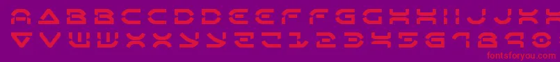 Police Oberondeuxtitle – polices rouges sur fond violet