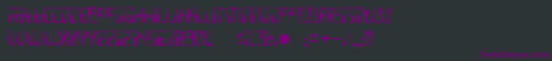 Hydrogenwhiskeygaunt Font – Purple Fonts on Black Background