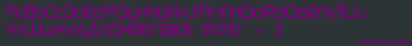 Подробнее о шрифте Eeviac Шрифт Eeviac – фиолетовые шрифты на чёрном фоне