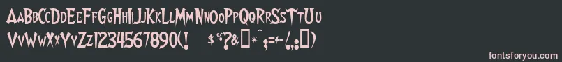 More about Walshes Font Walshes Font – Pink Fonts on Black Background