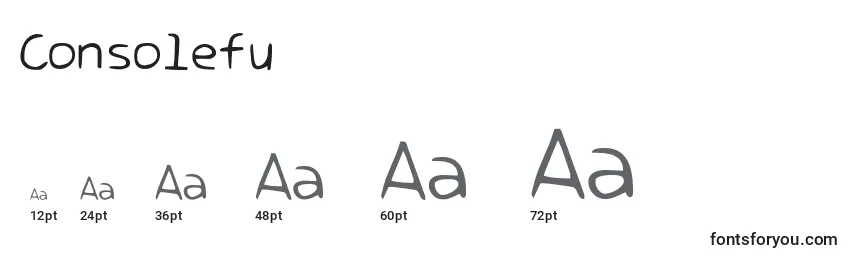 Consolefu Font Sizes