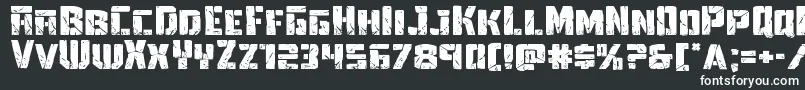 Towerruinsexpand Font – White Fonts on Black Background