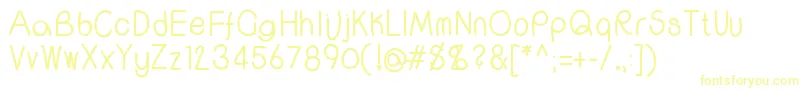 Wscallme Font – Yellow Fonts