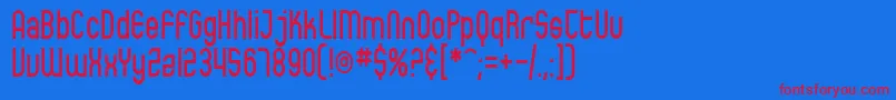 Подробнее о шрифте SfEccentricOpusCondensed Шрифт SfEccentricOpusCondensed – красные шрифты на синем фоне