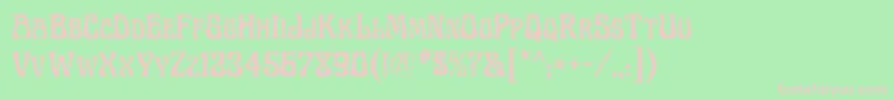 LegrandMf Font – Pink Fonts on Green Background