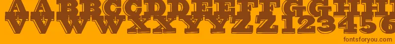 Más sobre la fuente GroovyFont fuente GroovyFont – Fuentes Marrones Sobre Fondo Naranja