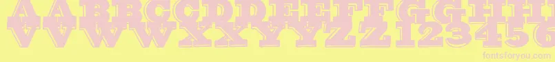 Más sobre la fuente GroovyFont fuente GroovyFont – Fuentes Rosadas Sobre Fondo Amarillo