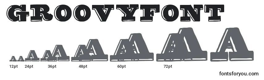 GroovyFont font sizes