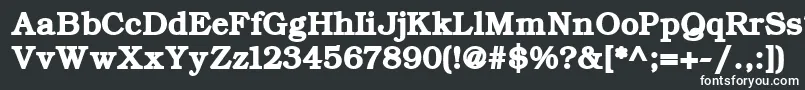 ErBukinistMacBold Font – White Fonts