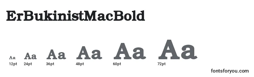 ErBukinistMacBold Font Sizes