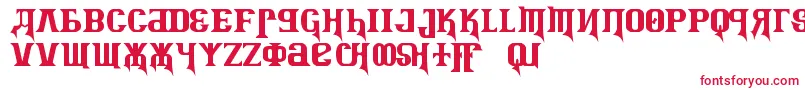 KremlinAdvisorDisplayKapsBold Font – Red Fonts