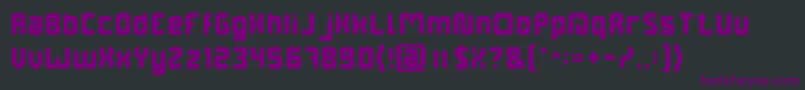 DigitalGothic Font – Purple Fonts on Black Background