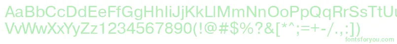 Pragmaticamacctt Font – Green Fonts on White Background