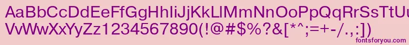 Pragmaticamacctt Font – Purple Fonts on Pink Background