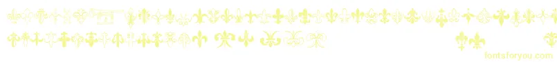 Thefrench-fontti – keltaiset fontit