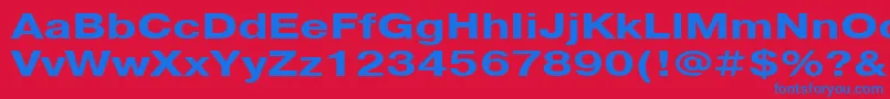 fuente PragmaticacttBold130b – Fuentes Azules Sobre Fondo Rojo
