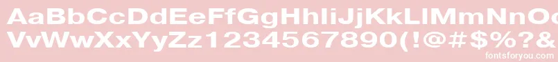 PragmaticacttBold130b Font – White Fonts on Pink Background