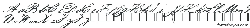 Шрифт Jefferson – каллиграфические шрифты