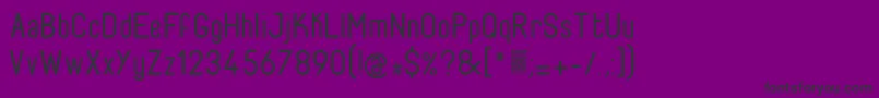 FabioloRegular Font – Black Fonts on Purple Background