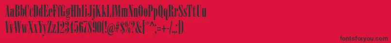 Sardonyx Font – Black Fonts on Red Background