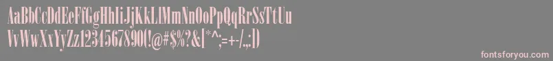 Sardonyx Font – Pink Fonts on Gray Background