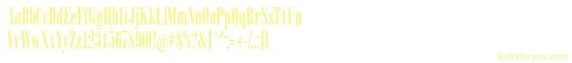Sardonyx Font – Yellow Fonts on White Background