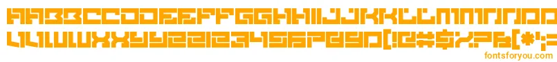 Więcej informacji o czcionce Brittle Czcionka Brittle – pomarańczowe czcionki na białym tle