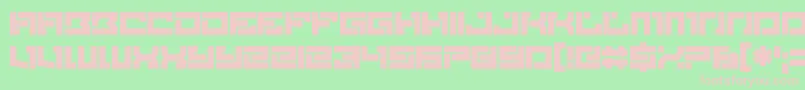 Brittle Font – Pink Fonts on Green Background