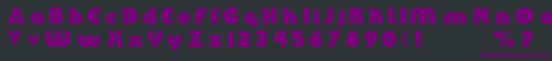 Collins Font – Purple Fonts on Black Background