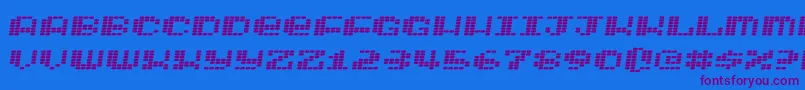 More about Intergalaktika2 Font Intergalaktika2 Font – Purple Fonts on Blue Background