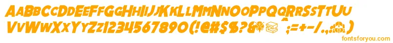 Police MechalockItalic – polices orange