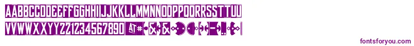 Yorkwhiteletter-fontti – violetit fontit