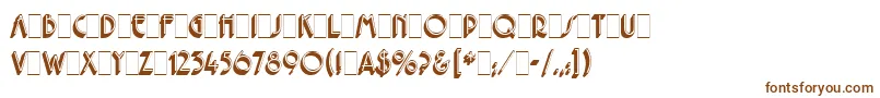 More about PremierShadedLetPlain.1.0 Font PremierShadedLetPlain.1.0 Font – Brown Fonts on White Background
