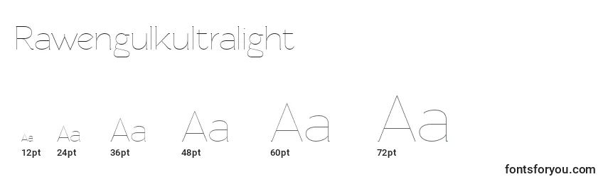 Rawengulkultralight Font Sizes