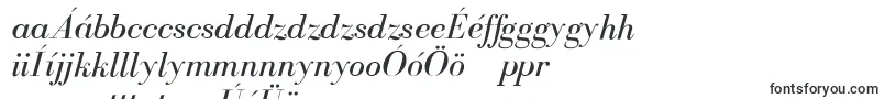 フォントBodoniflfItalic – ハンガリーのフォント