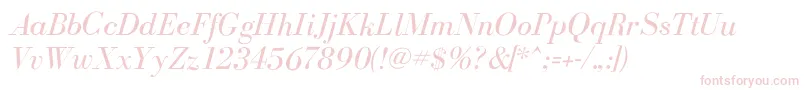 BodoniflfItalic Font – Pink Fonts