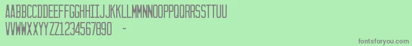 SunshineState Font – Gray Fonts on Green Background