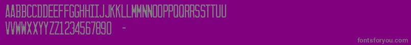 SunshineState Font – Gray Fonts on Purple Background