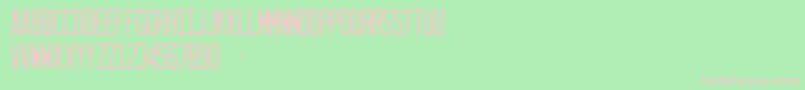SunshineState Font – Pink Fonts on Green Background