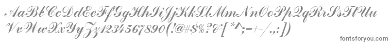 Шрифт HandscriptSf – серые шрифты