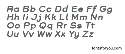 GroverBoldItalic Font