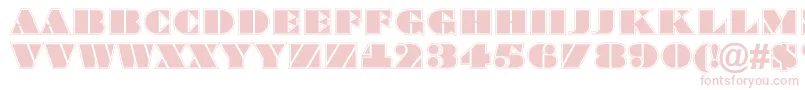 Шрифт BraggatitulgrRegular – розовые шрифты