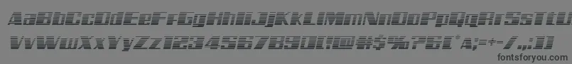 Galacticstormgradital Font – Black Fonts on Gray Background