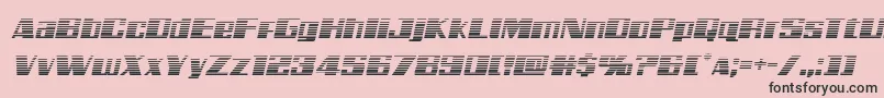 Galacticstormgradital Font – Black Fonts on Pink Background