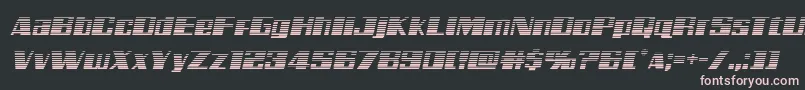 Galacticstormgradital Font – Pink Fonts on Black Background