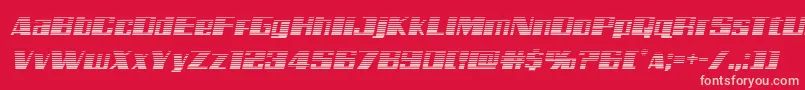 Galacticstormgradital Font – Pink Fonts on Red Background