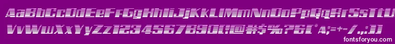 Galacticstormgradital Font – White Fonts on Purple Background