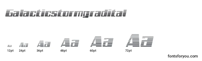 Galacticstormgradital Font Sizes