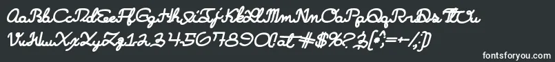More about Learningmachineitalic Font Learningmachineitalic Font – White Fonts on Black Background