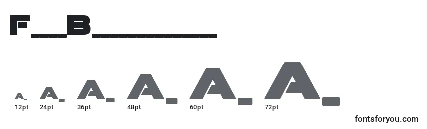 Größen der Schriftart FenixBlacklettercaps